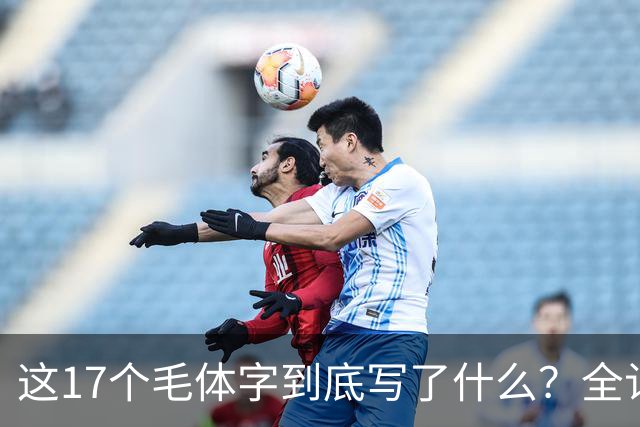 这17个毛体字到底写了什么？全认出来才算真懂草书。草书为何要讲究速度，书法不是越慢越好吗？