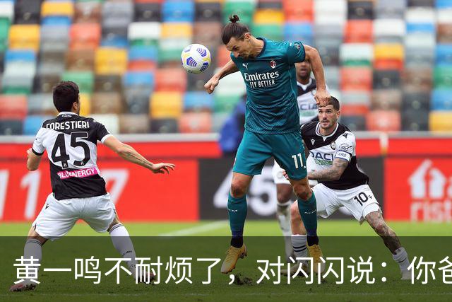 黄一鸣不耐烦了，对闪闪说：你爸爸是花心大萝卜、他还在谈恋爱